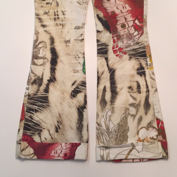 90’s Roberto Cavalli Butterfly Fantasy Jeans - Picture 5 of 8